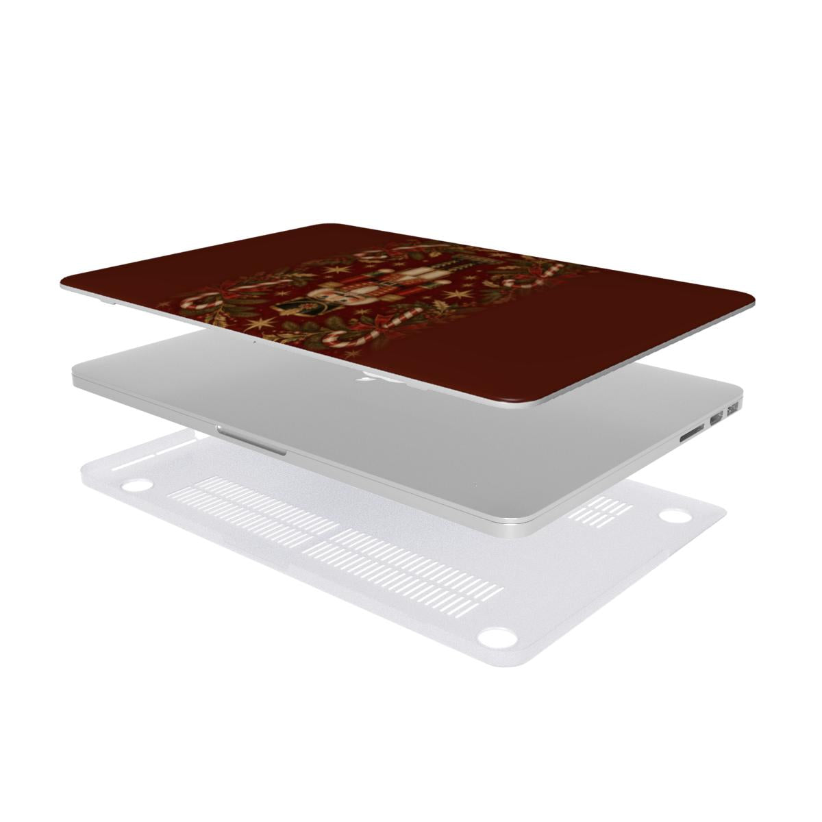 Nutcracker MacBook case — hard-shell laptop cover, two-piece shell view