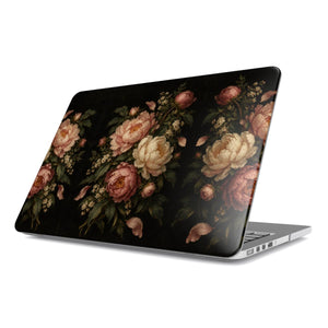 Blush Peony Nocturne MacBook Case