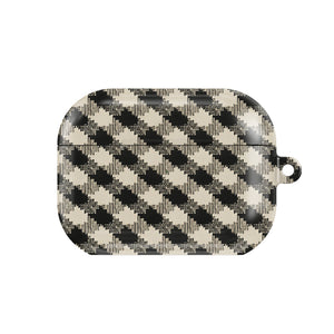 Black & Cream Check AirPods Case