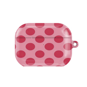 Cherry Red Polka Dot AirPods Case