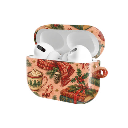 Cocoa & Books AirPods case — open angled view