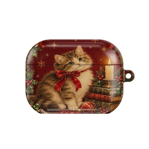Christmas Cat AirPods Case