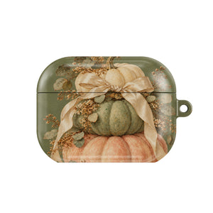 Sage Pumpkin Stack AirPods Case