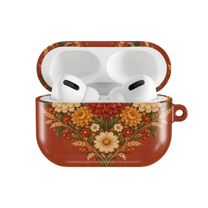 Grateful Hearts AirPods case — open front view