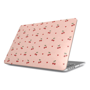Cherries & Hearts MacBook Case