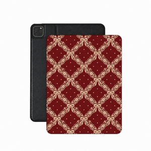Burgundy Lace iPad Case