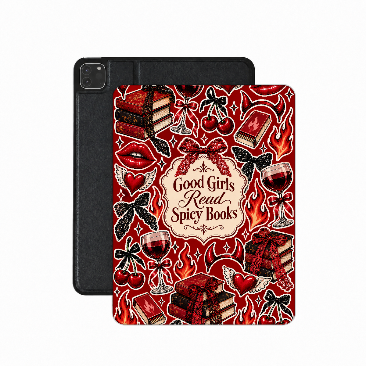Good Girls Read Spicy Books iPad case — spicy reader