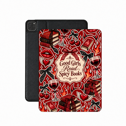 Good Girls Read Spicy Books iPad case — spicy reader