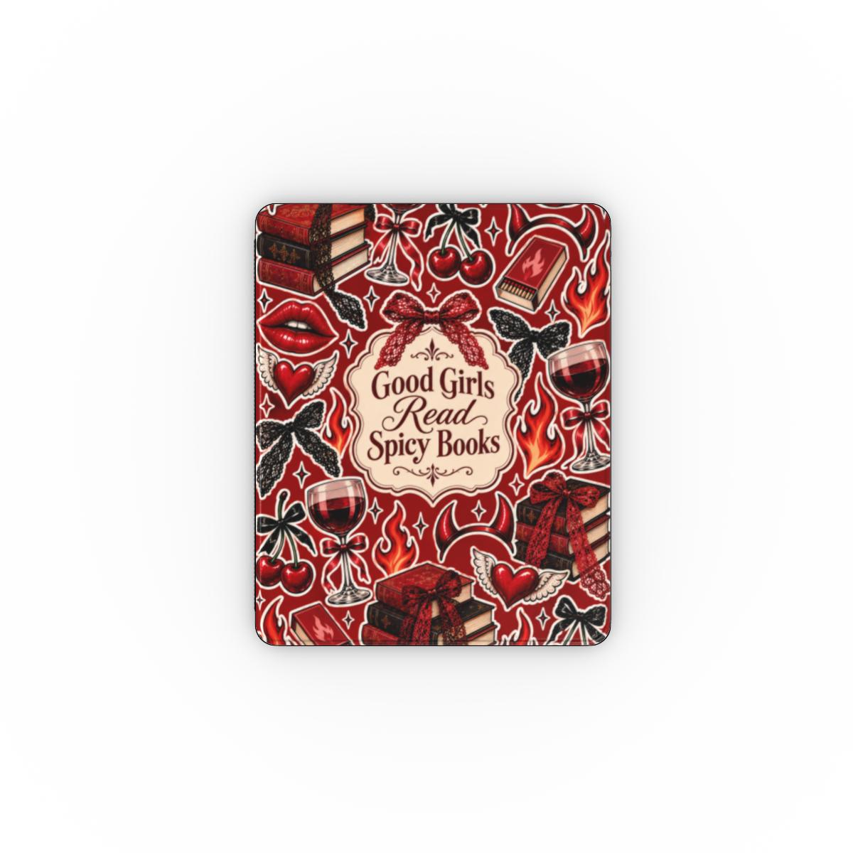 Good Girls Read Spicy Books iPad case — spicy reader