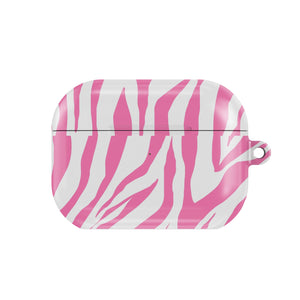 Pink Zebra AirPods Case