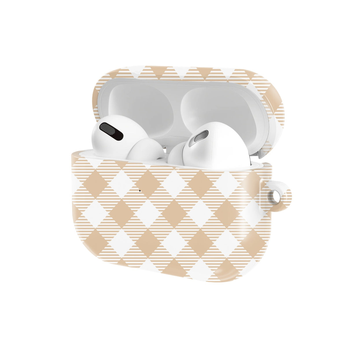 Cowboy Goose AirPods case — open angled view