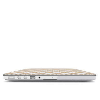 Cowboy Goose MacBook case — hard-shell laptop cover, side view with ports