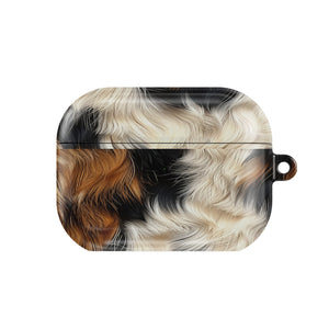 Tricolor Cowhide AirPods Case