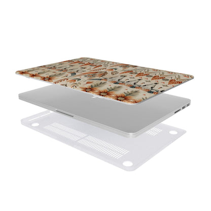 Desert Longhorn MacBook case — hard-shell laptop cover, two-piece shell view