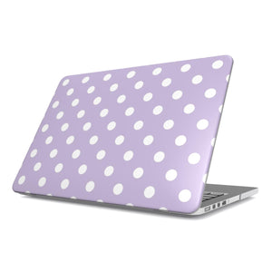 Lilac Polka Dot MacBook Case