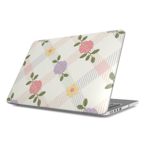Cottage Floral Lattice MacBook Case