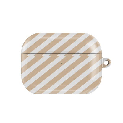Cowhide Bow AirPods case — coquette western, closed front view