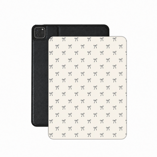 Black Bows iPad case — coquette bow