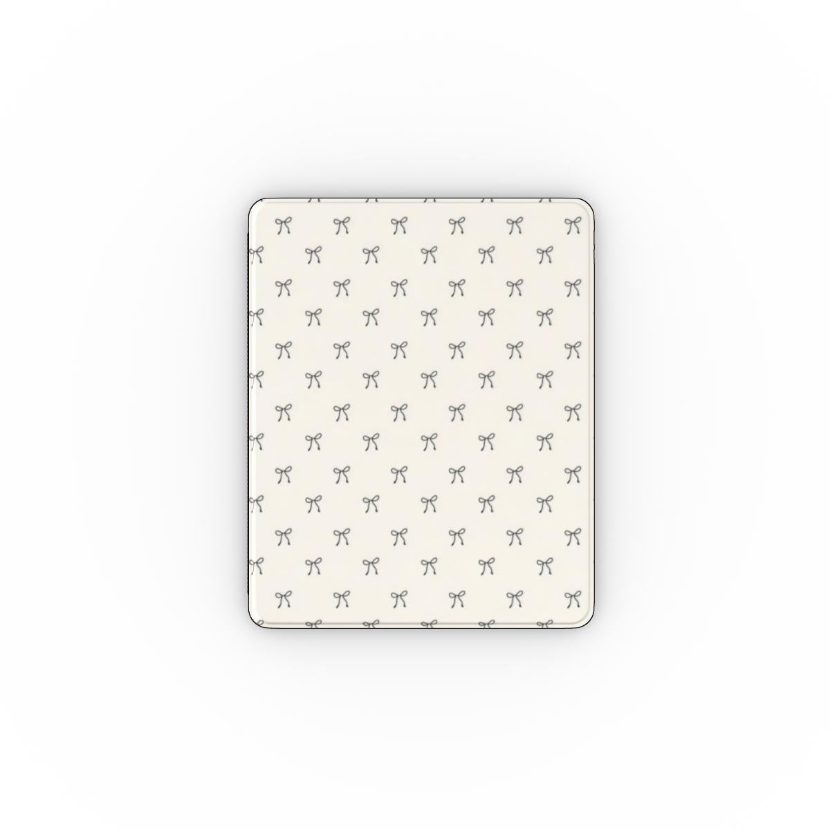 Black Bows iPad case — coquette bow