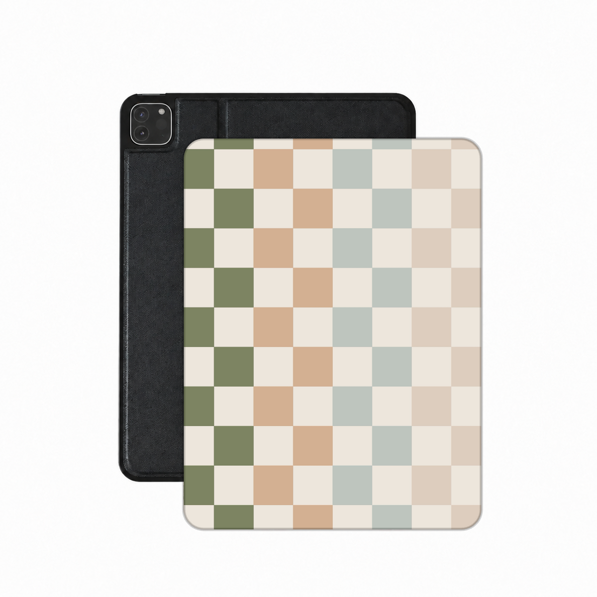 Muted Checkerboard iPad case — muted checkerboard