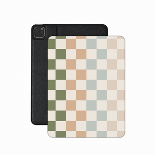 Muted Checkerboard iPad case — muted checkerboard