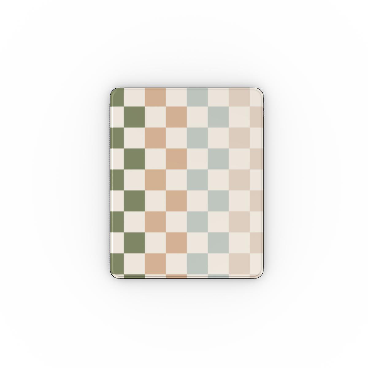 Muted Checkerboard iPad case — muted checkerboard