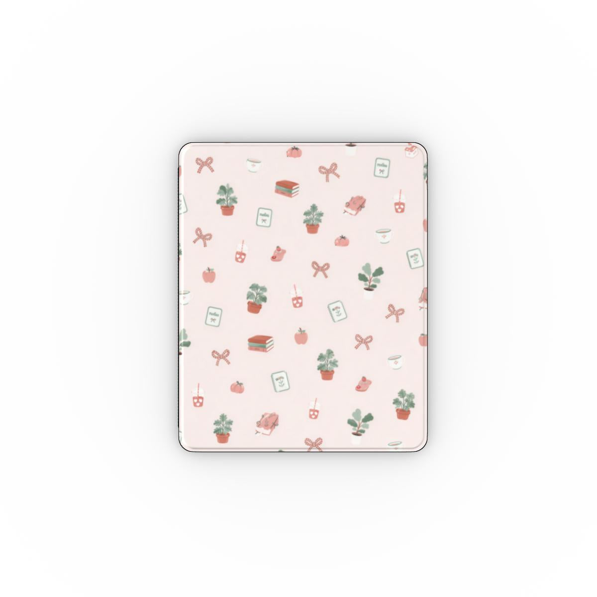 Cottage Bookish Doodle iPad case — cottagecore