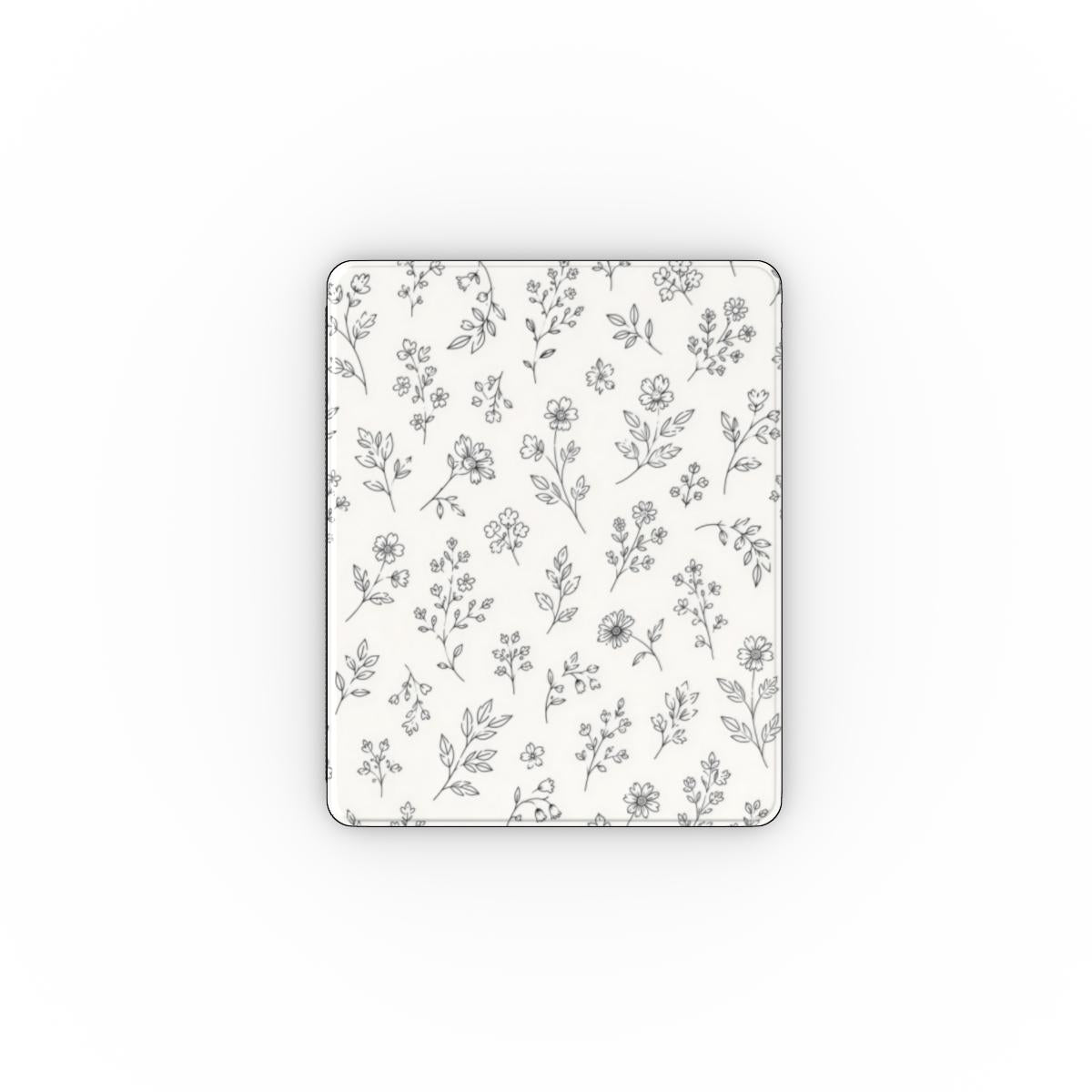 Line Art Wildflower iPad case — botanical