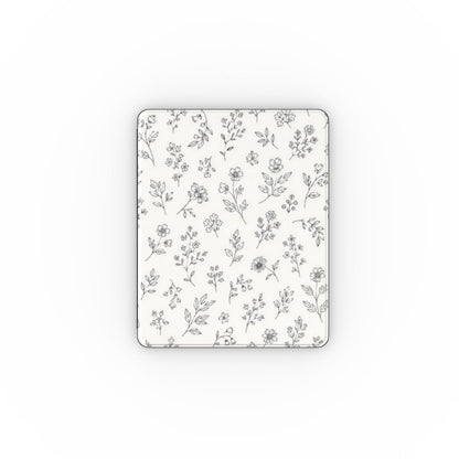 Line Art Wildflower iPad case — botanical