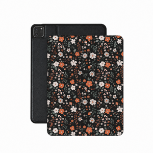 Dark Ditsy Floral iPad Case