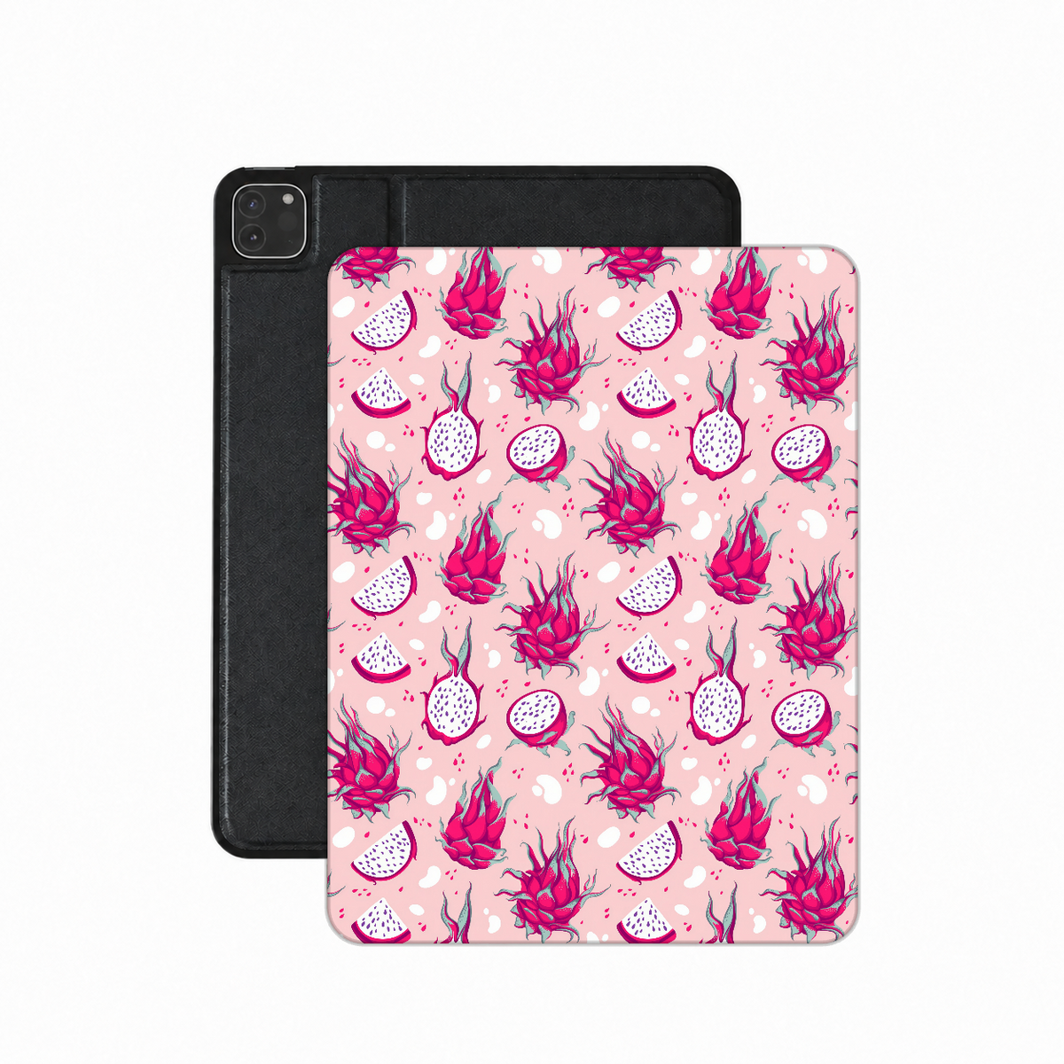 Dragonfruit iPad case — tropical pink