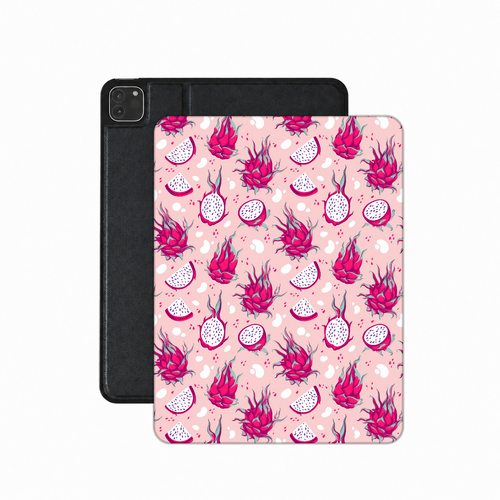 Dragonfruit iPad case — tropical pink
