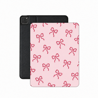 Red Bows iPad case — coquette bow