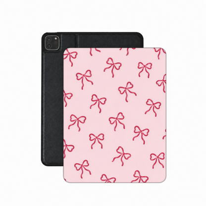 Red Bows iPad case — coquette bow