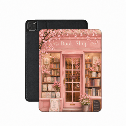 Cherry Blossom Bookshop iPad case — bookish