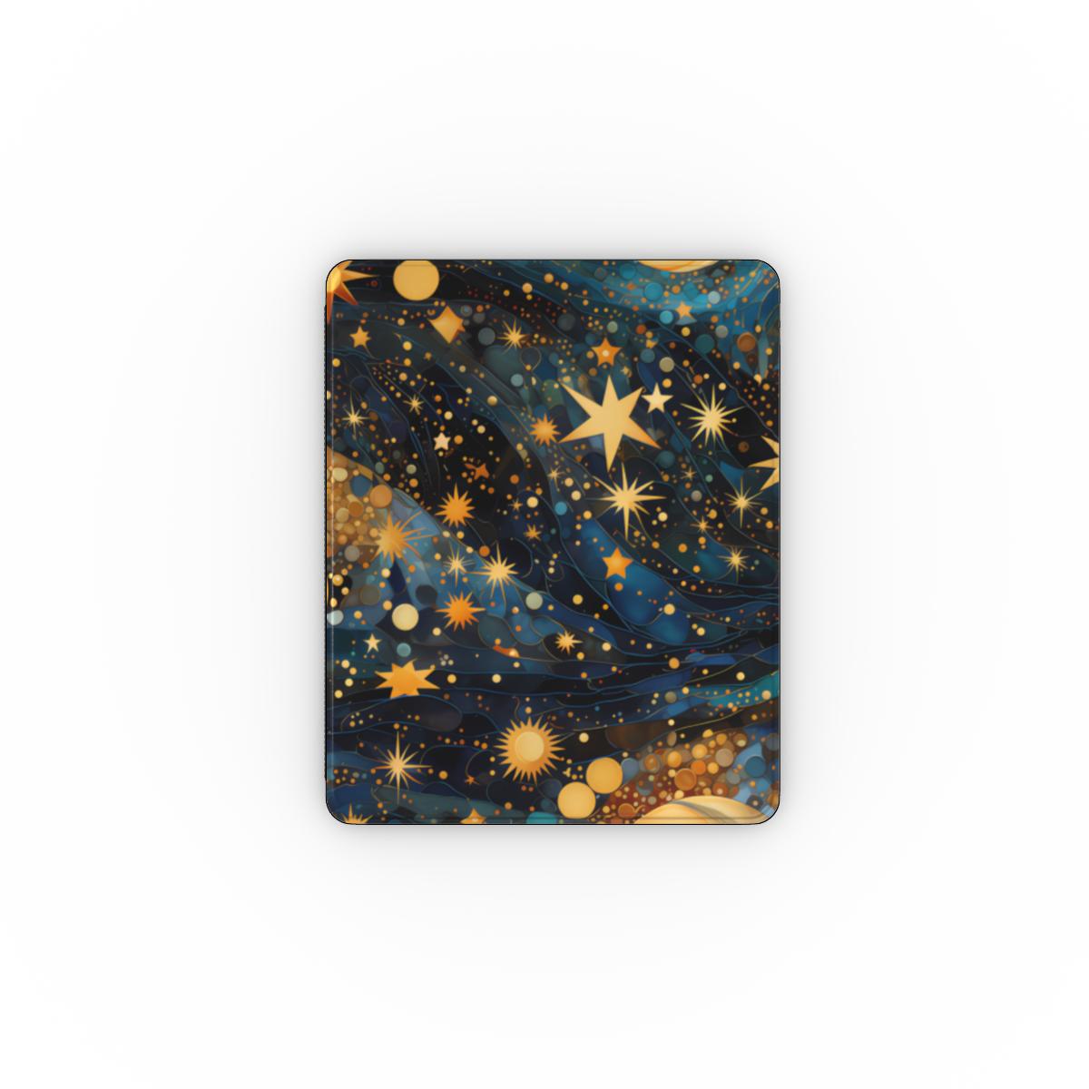 Gilded Cosmos iPad case — celestial gold