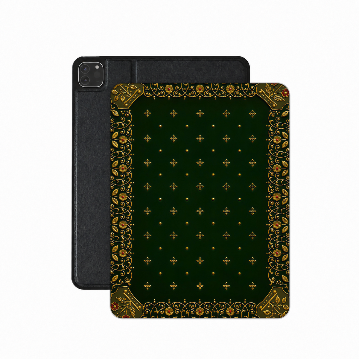 Gilded Antique Binding iPad case — vintage bookish