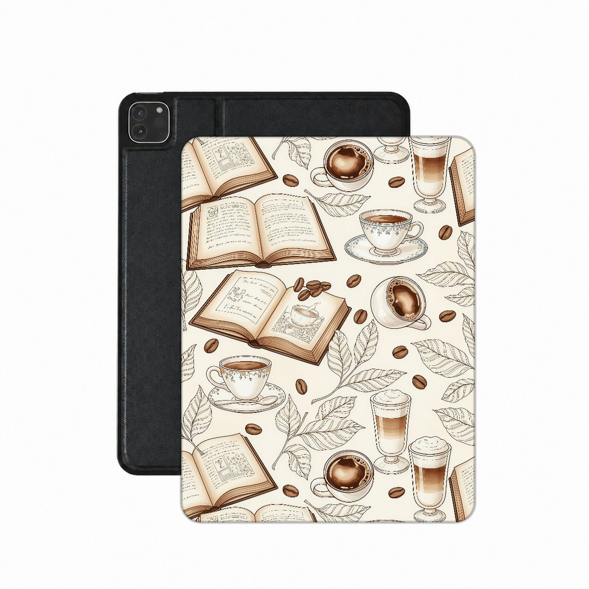 Books & Coffee iPad case — bookish