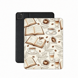 Books & Coffee iPad Case