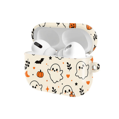Cute Ghost AirPods case — open angled view