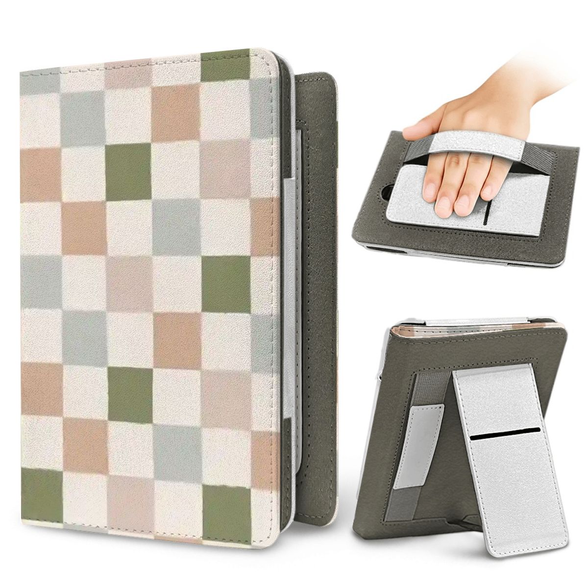 Muted Checkerboard Kindle case for Kindle Paperwhite, view 2