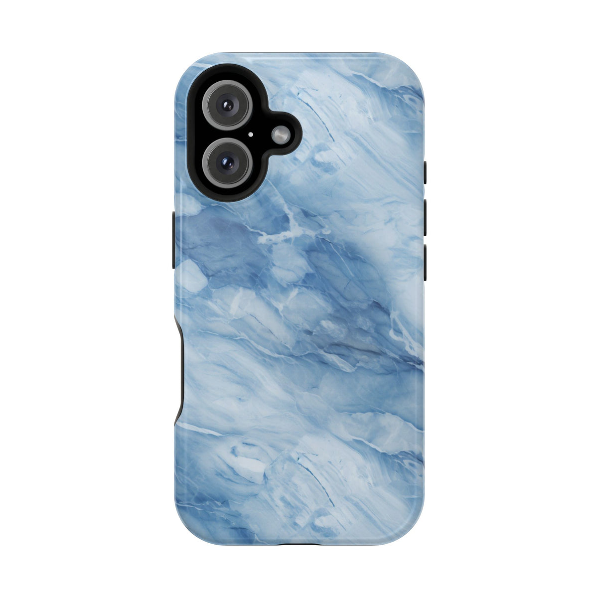 Blue marble MagSafe iPhone case — view 2
