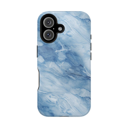Blue marble MagSafe iPhone case — view 2