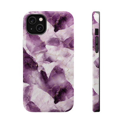 Amethyst marble MagSafe iPhone case — view 16