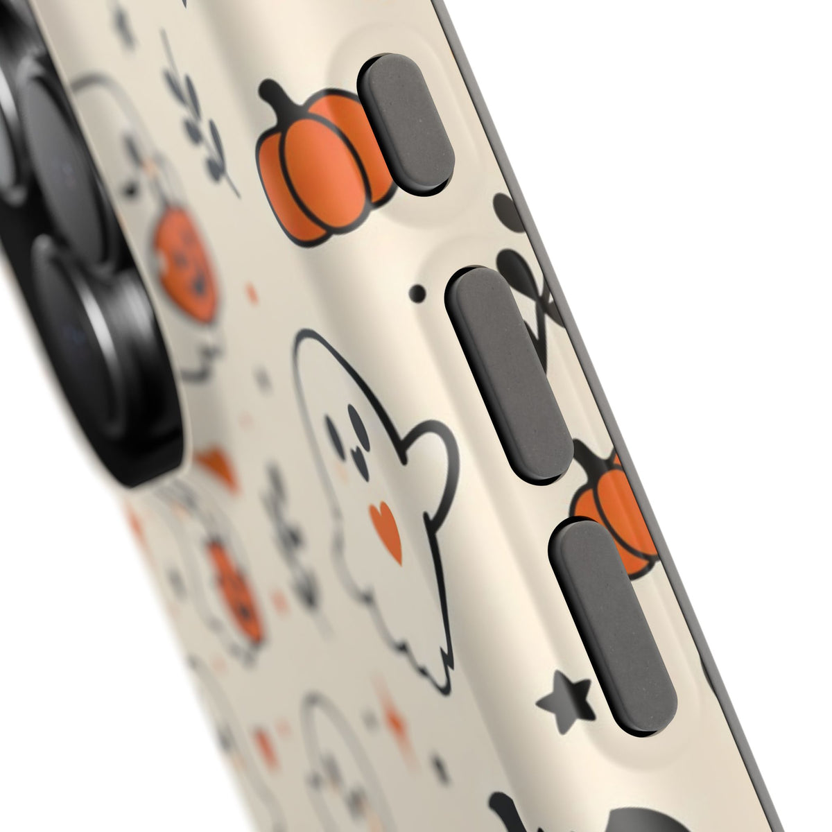 Cute ghost MagSafe iPhone case in cream — view 28