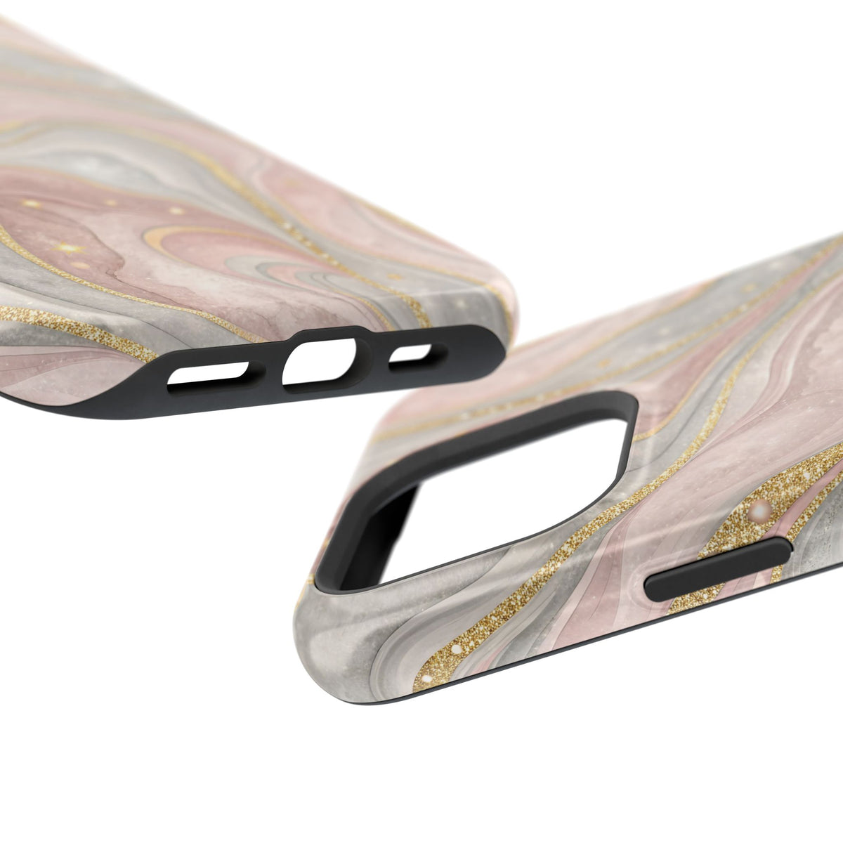 Rose quartz marble MagSafe iPhone case — view 25