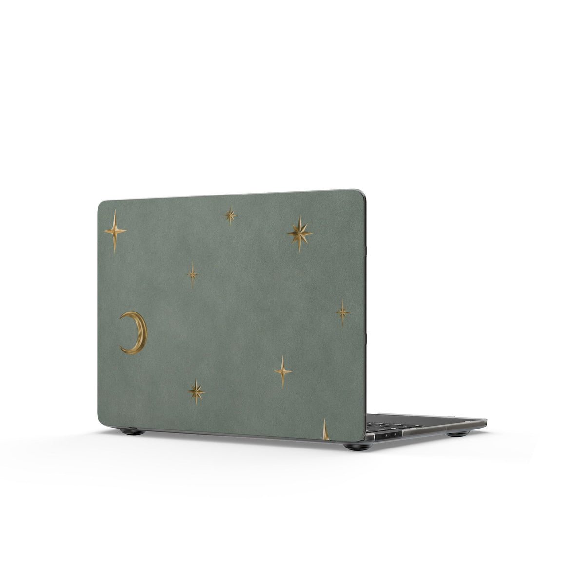 Sage Crescent Moon MacBook Case
