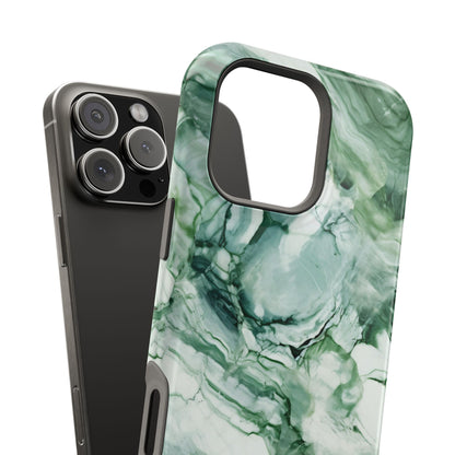 Jade marble MagSafe iPhone case — view 37
