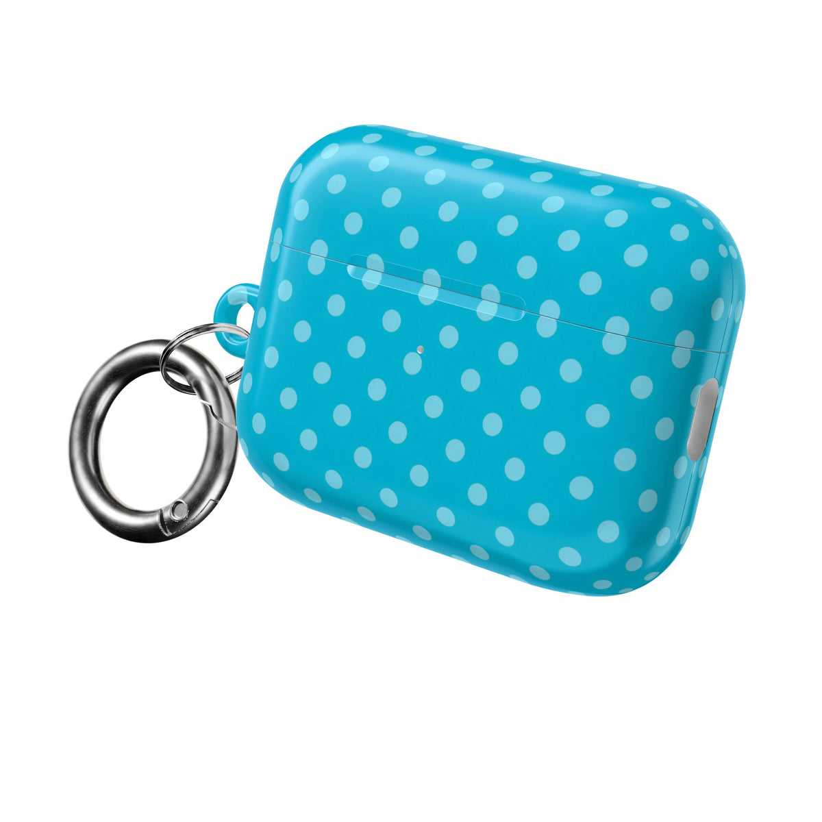 Turquoise Polka Dot AirPods Case