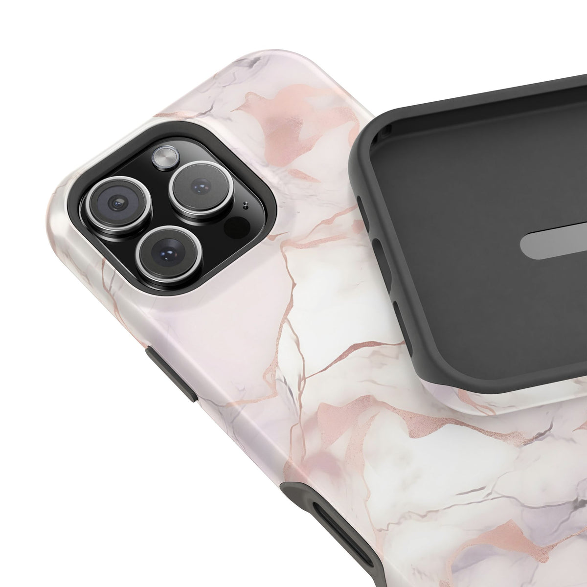 Blush marble MagSafe iPhone case — view 10